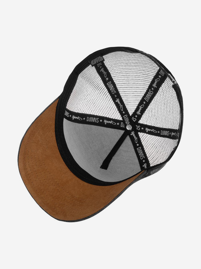 Бейсболка с сеточкой DJINNS HFT Cap Linen 2014 (черный)