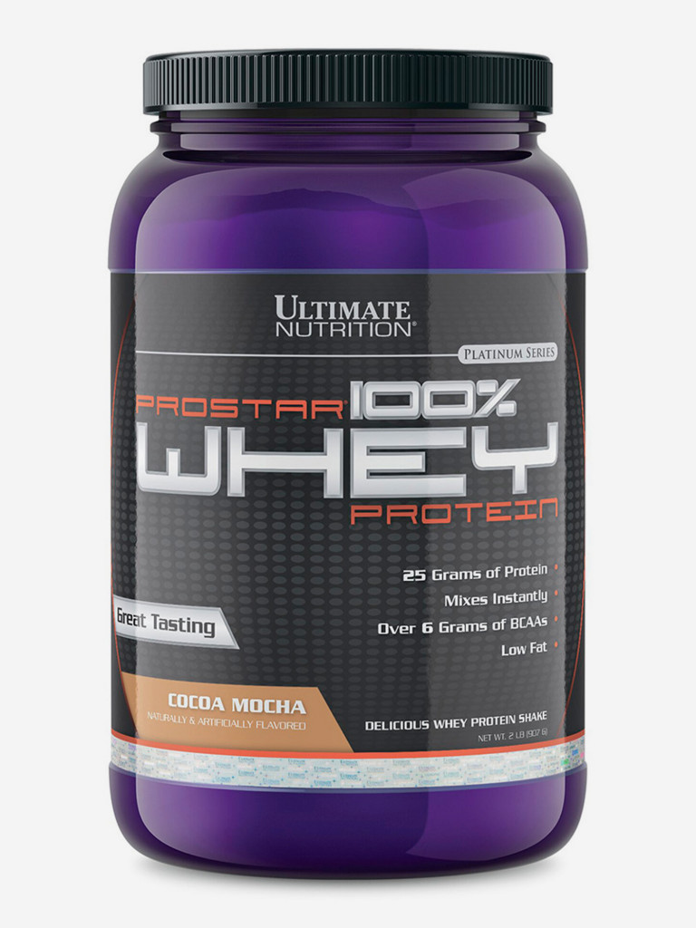 Протеин Ultimate Nutrition Prostar Whey, 907 г, Какао и мокко