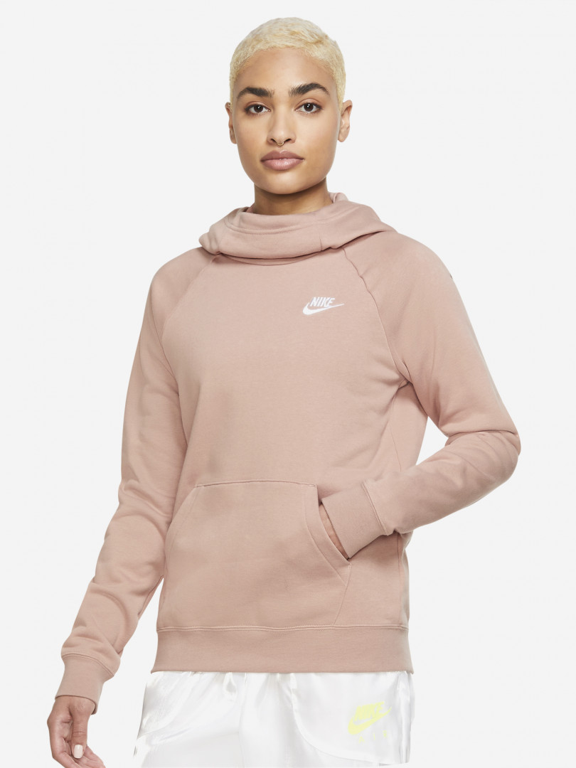 фото Худи женская nike sportswear essential, бежевый