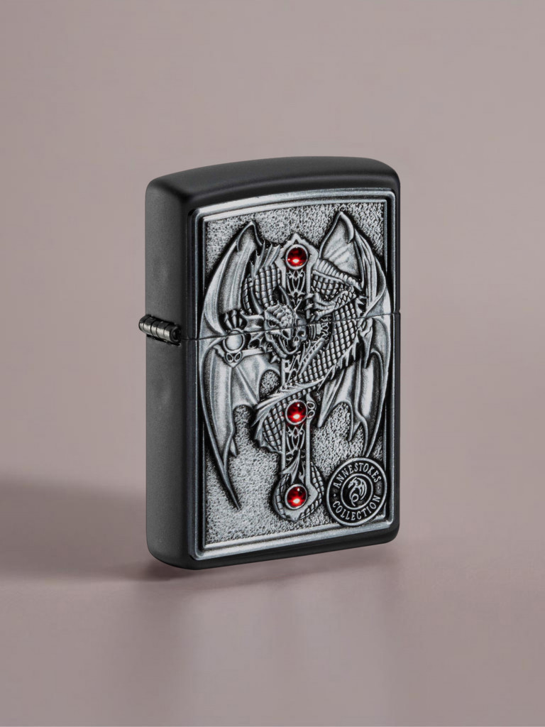Зажигалка бензиновая ZIPPO 49755 Winged Dragon Cross
