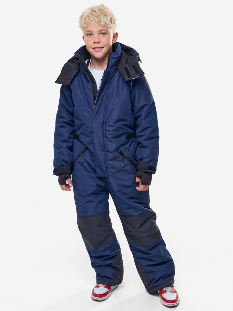 Комбинезон утепленный для мальчика batik Флип темно-синий