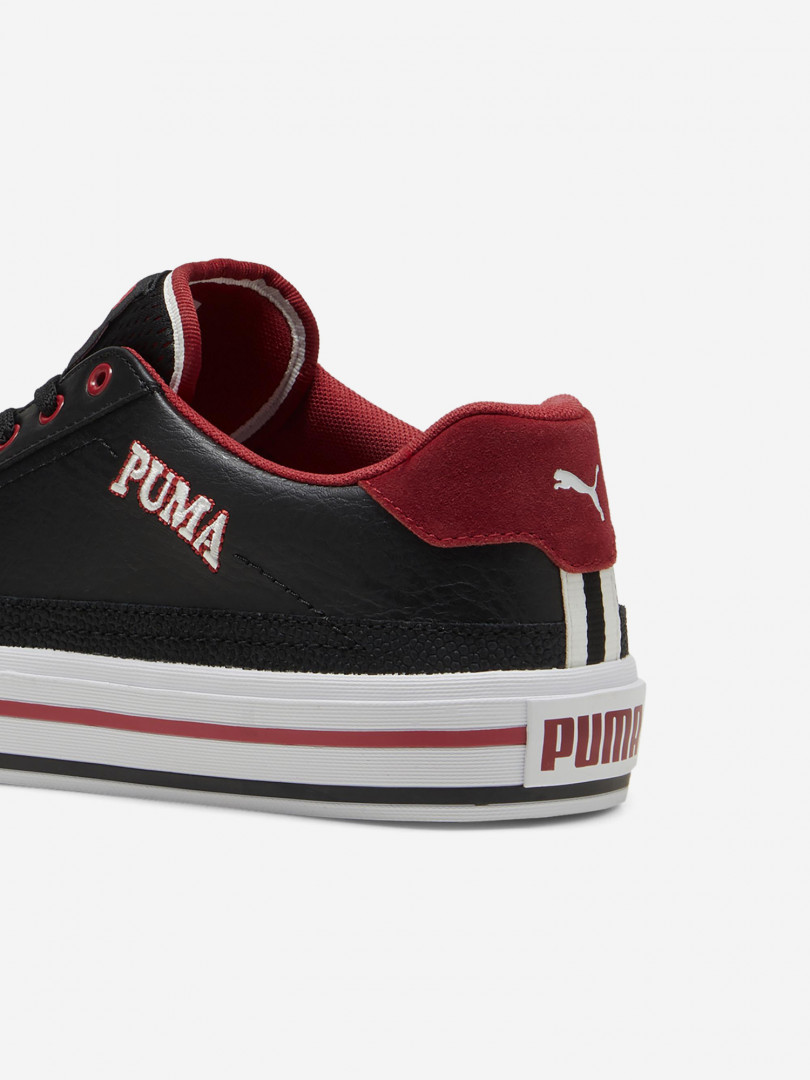 фото Кеды мужские puma court classic vulc retro club, черный