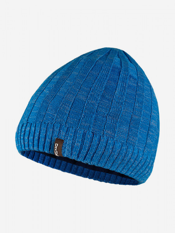 Шапка мужская Dexshell Heathered Rib Knit Beanie мембранная водонепроницаемая бини для охоты и рыбалки