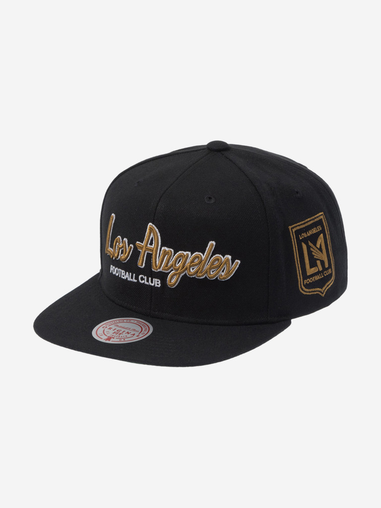 Бейсболка с прямым козырьком MITCHELL NESS HS8447-LAFBLCK Los Angeles Fc MLS