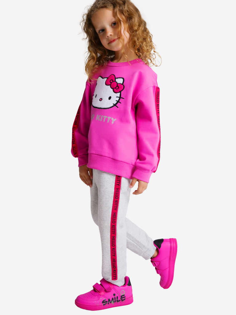 Комплект для девочки: свитшот, брюки PlayToday