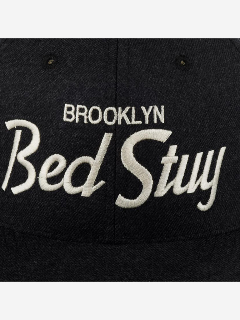 Бейсболка с прямым козырьком HOOD 100-MWL001-NY003-FT Bed Stuy, NY (черный)