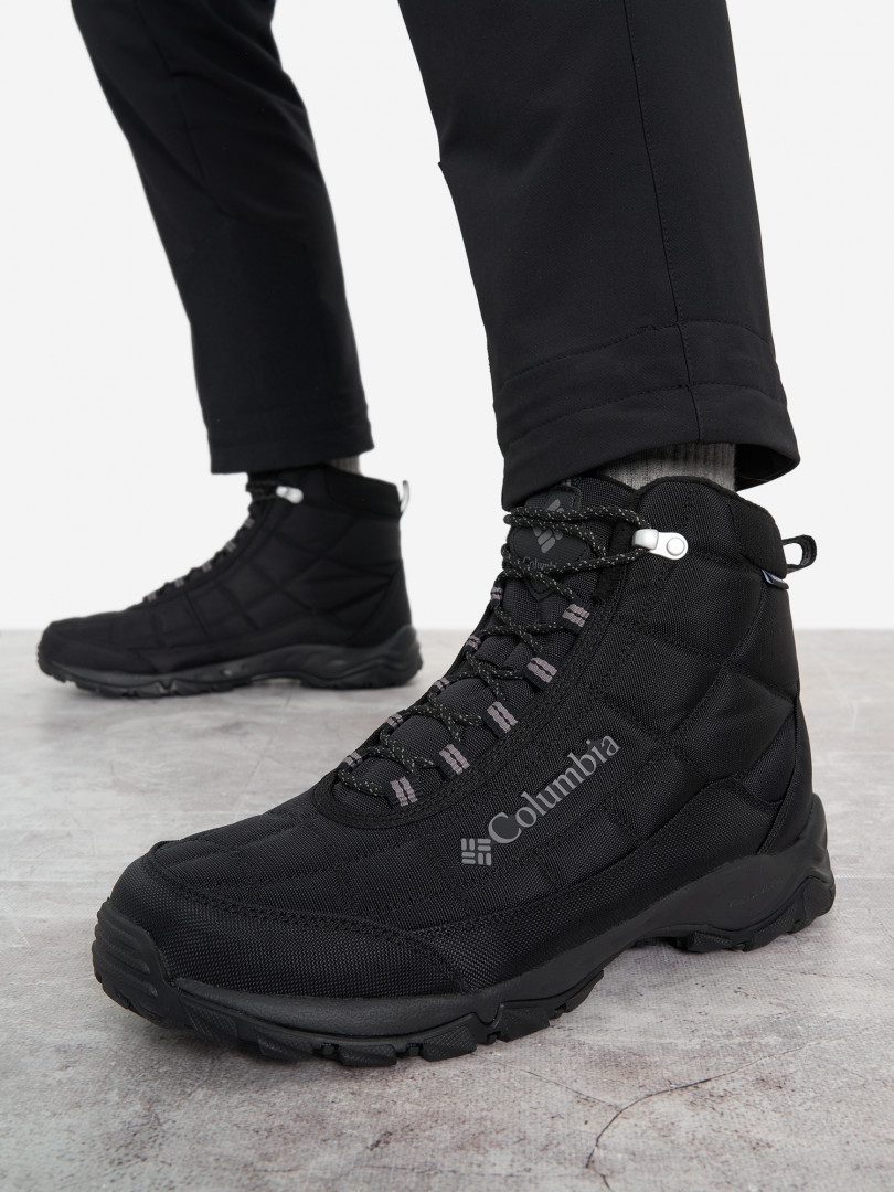 фото Ботинки утепленные мужские columbia firecamp boot, черный