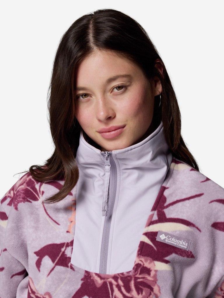 Джемпер флисовый женский Columbia Sequoia Grove Printed Half Zip