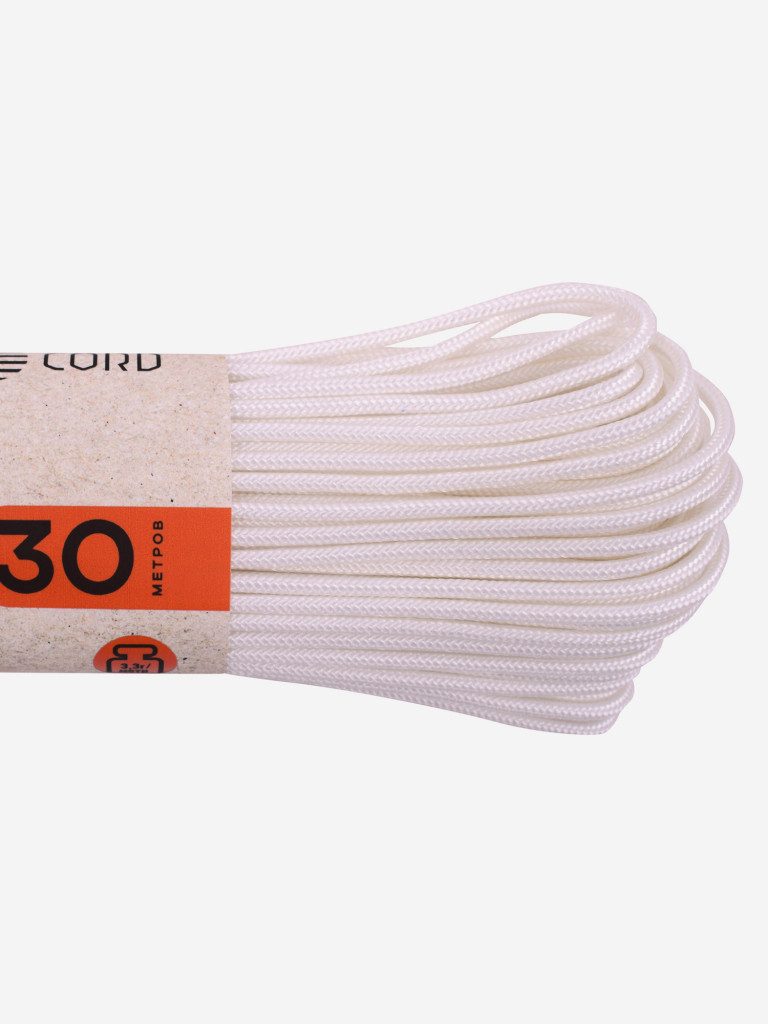 Паракорд 275 T-Gear x CORD nylon 30м (White)