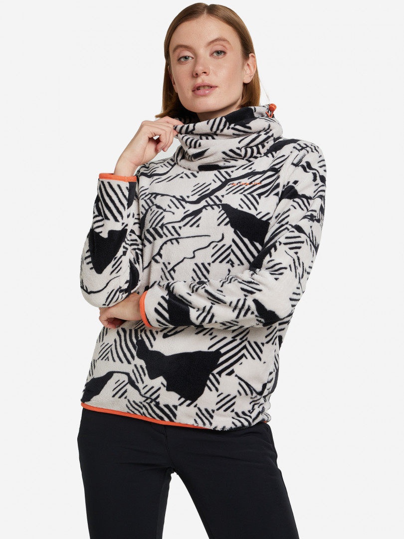 фото Джемпер флисовый женский glissade, черный