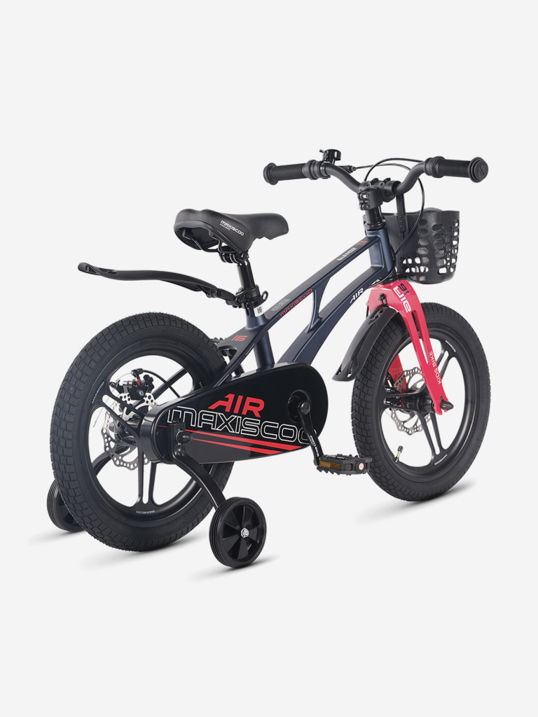 Велосипед Детский Maxiscoo Air pro 16'' Черный Матовый (2026)
