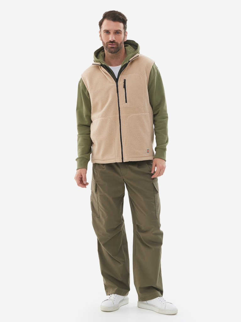 Жилет мужской oversize PointHit безрукавка из шерпы