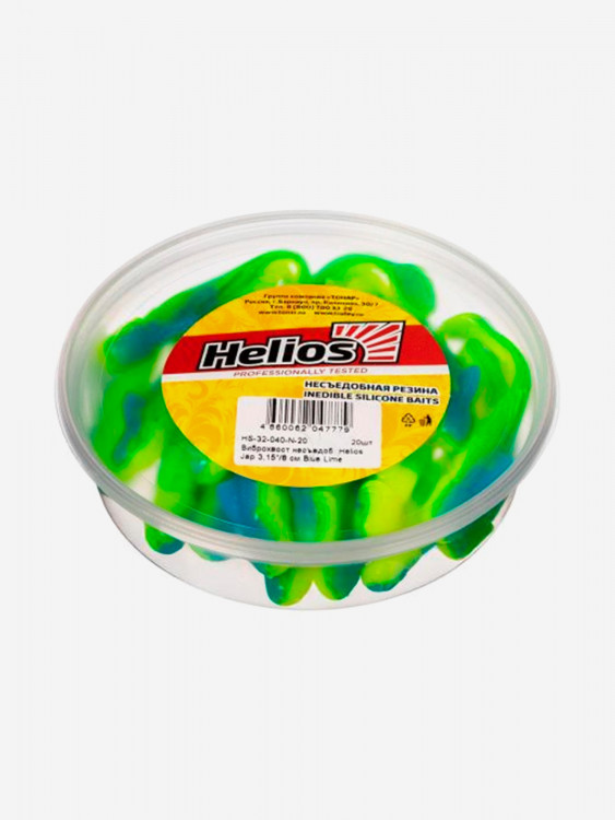 Мягкая приманка Helios Jap, 3,15'' / 8 см, Blue Lime, 20 шт (HS-32-040-N-20)