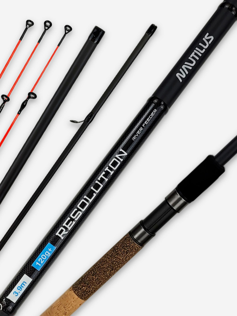 Фидер Nautilus RESOLUTION RIVER Heavy Duty feeder NRRHDF13XXH (3.90м 180гр+)