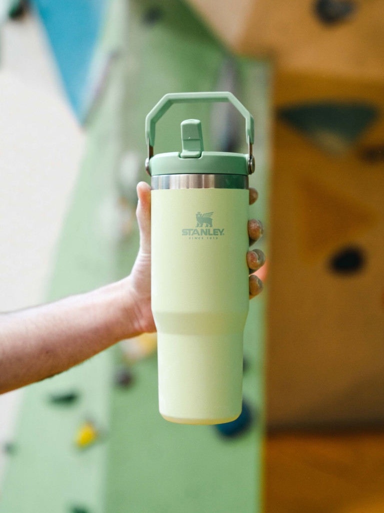 Термокружка Stanley IceFlow Flip Straw Tumbler, 890 мл, цитрон