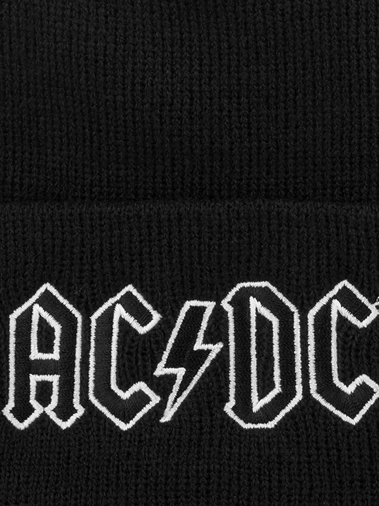Шапка с отворотом AMERICAN NEEDLE 21019A-ACDC ACDC Cuffed Knit (черный)