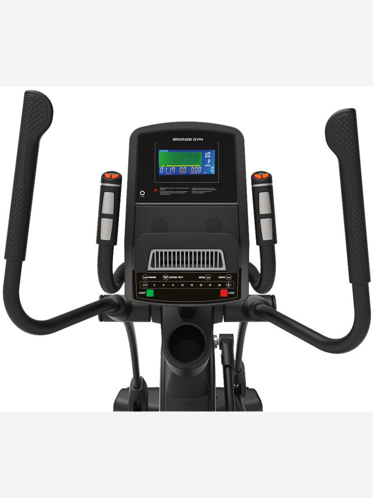 Эллиптический тренажер с автонаклоном профессиональный Bronze Gym X800M