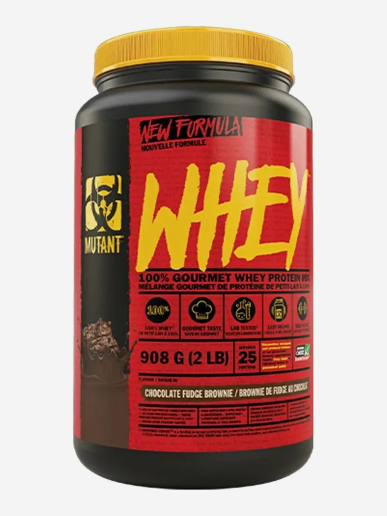 Протеин Mutant Whey банка брауни с шоколадной помадкой 908 г.