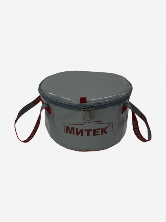 Ведро МИТЕК с крышкой D 30см. H-20см. (серый)