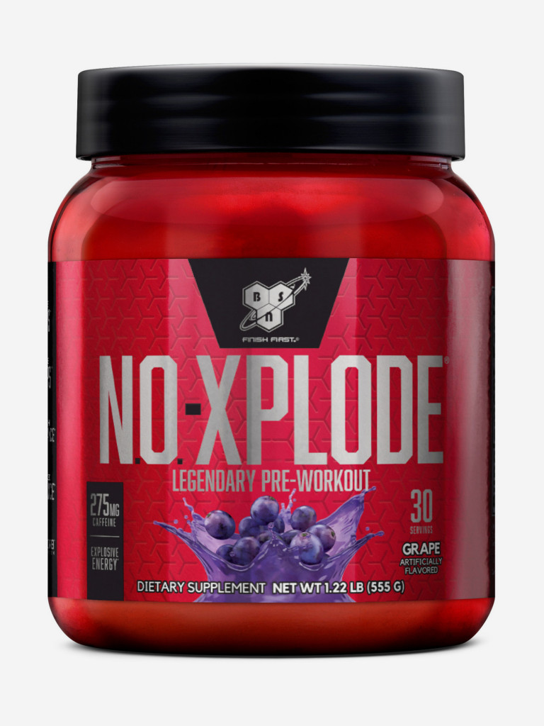 Предтренировочный комплекс BSN NoXplode 3.3, 555 г, Виноград