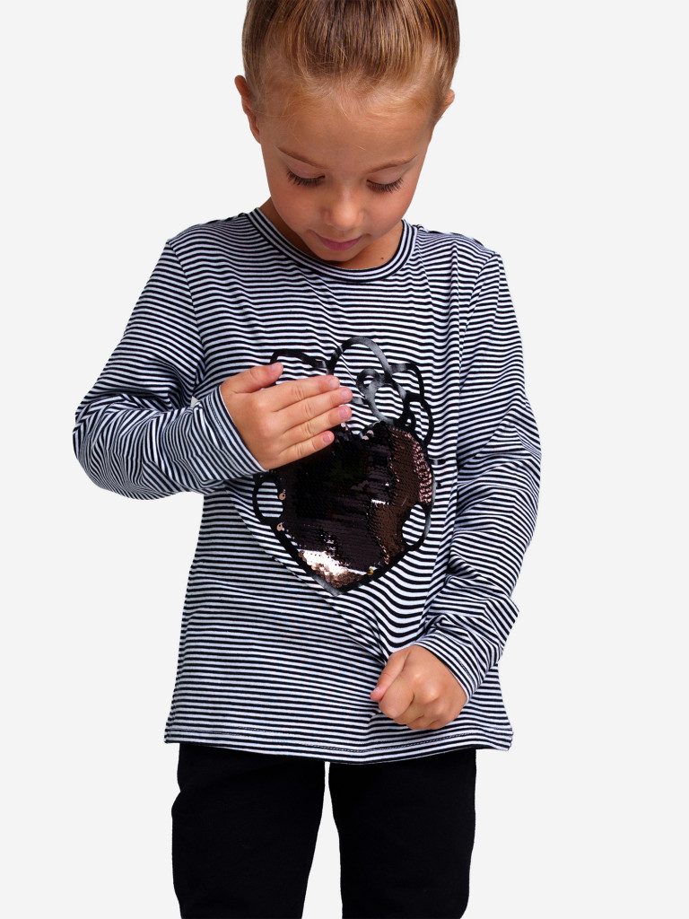 Лонгслив для девочки PlayToday