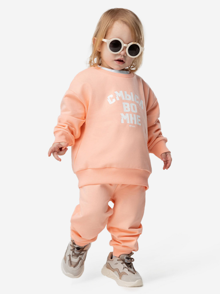 Костюм с начесом для девочек bodo