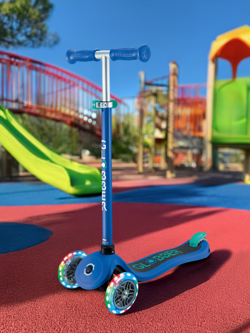 фото Самокат детский globber primo light, синий