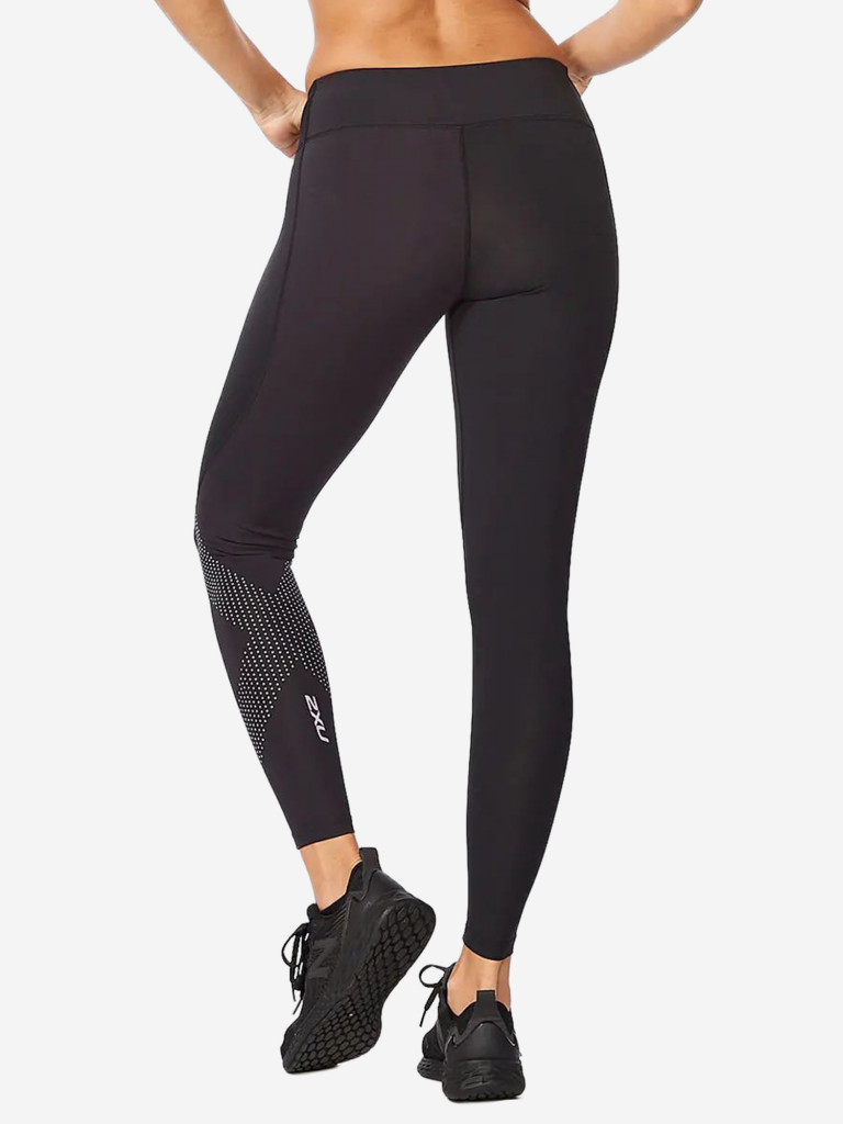 Компрессионные тайтсы 2XU Motion Mid-Rise Compression Tights Black