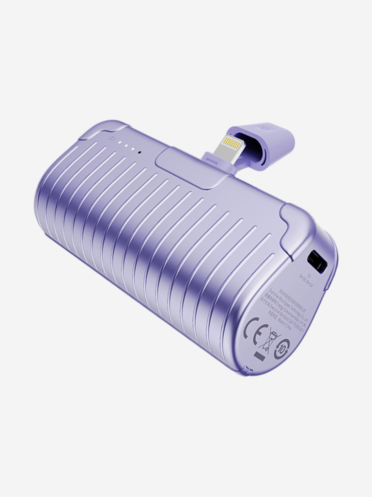 Внешний аккумулятор ROCK P86 Fast Charging Power Bank 4800mAh фиолетовый