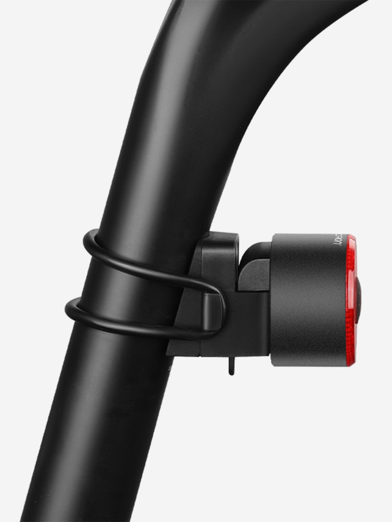 Велосипедный фонарь GACIRON Loop-100 с датчиком торможения, вид - задний, цвет черный