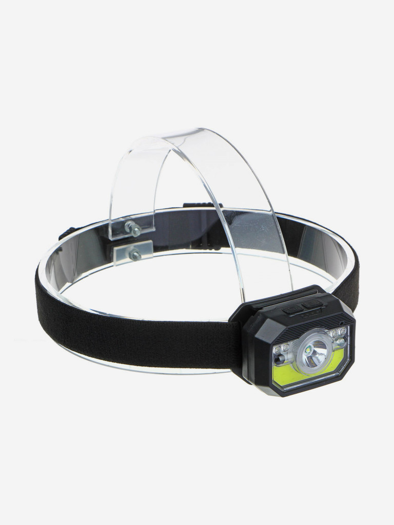 ЕРМАК Фонарь на голову, сенсорный, XPE COB LED, 11 режимов, 1000мАч, USB кабель, 6х4,5х3см, пластик