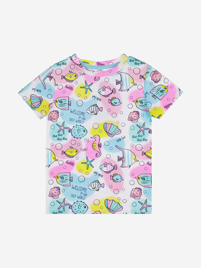 Комплект Playtoday для девочек: футболка, шорты