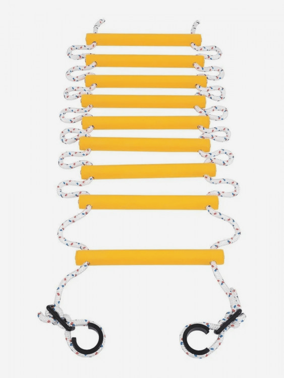 Веревочная лестница пластиковая Sportlim Желтая