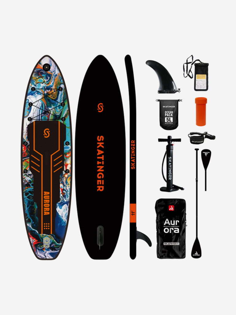 Надувная SUP-доска SKATINGER AURORA 01, 11' 335*83*15 см сапборд
