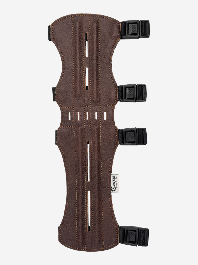 Крага Centershot 33см (кожа) коричневая