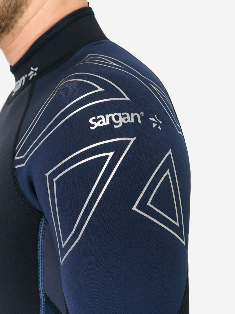 Гидрокостюм для плавания и водного спорта SARGAN NERO LONG MEN 5мм