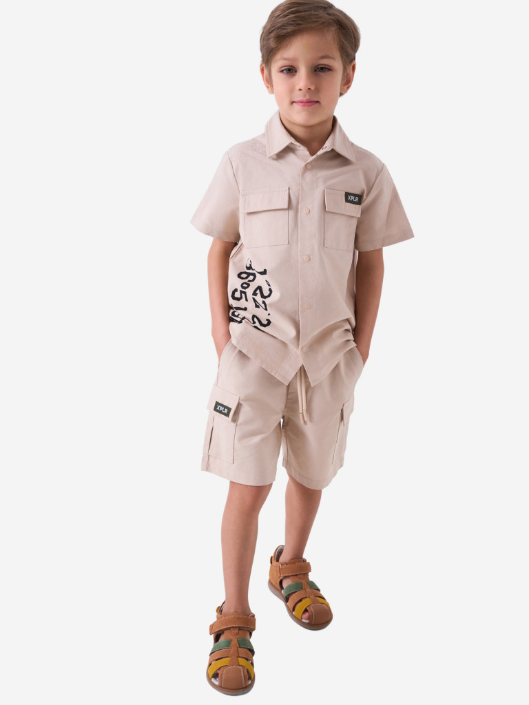 Комплект для мальчиков: рубашка, шорты PlayToday