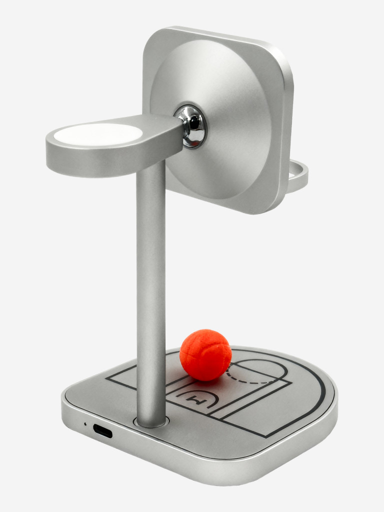 Беспроводное зарядное устройство MAGSSORY 3 в 1 Basketball с Qi2 для Apple
