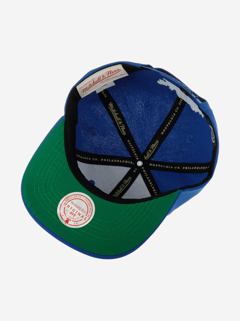 Бейсболка с прямым козырьком MITCHELL NESS 6HSSSH22089-TBLBLUE Tampa Bay Lightning NHL