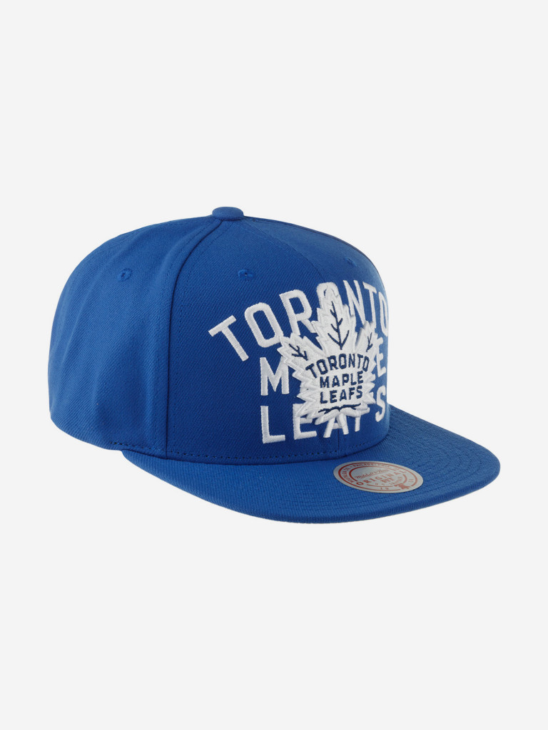Бейсболка с прямым козырьком MITCHELL NESS HHSS7645-TMLYYPPPBLUE Toronto Maple Leafs NHL (синий)