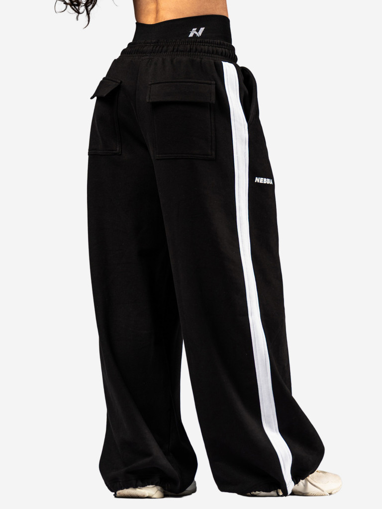 Брюки женские спортивные NEBBIA Oversized Sweatpants POWER 896 Black