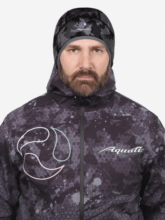 Шапка теплая softshell с флисом Aquatic Шф-10