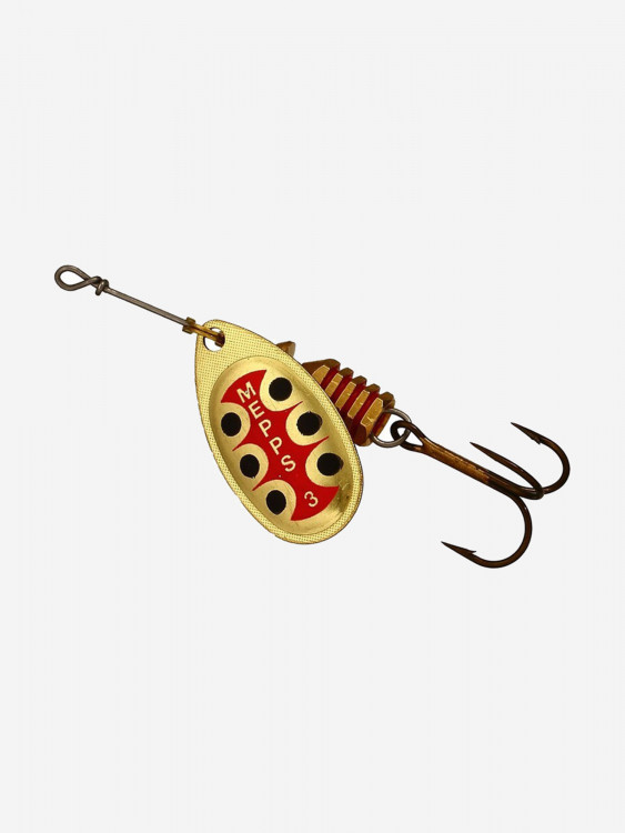 Блесна для рыбалки вертушка Mepps AGLIA TW, 3, Gold, 1 штука