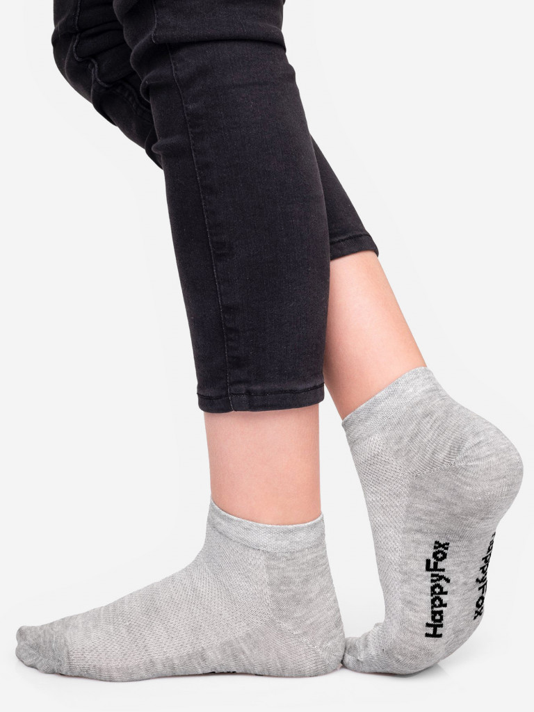 Носки детские набор 6 пар Happyfox, короткие, в сетку