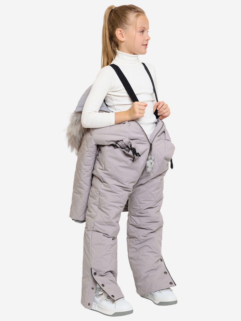 Комбинезон утепленный для девочки batik Ярина серебристо- бежевый