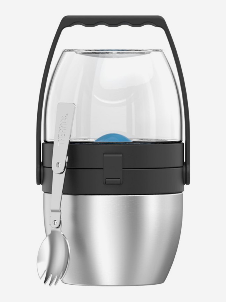 Термос с допополнительным отсеком 1л THERMOS TS-3430 стальной цвет