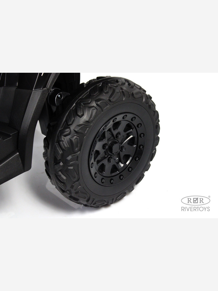Детский электроквадроцикл RIVERTOYS T001TT 4WD черный