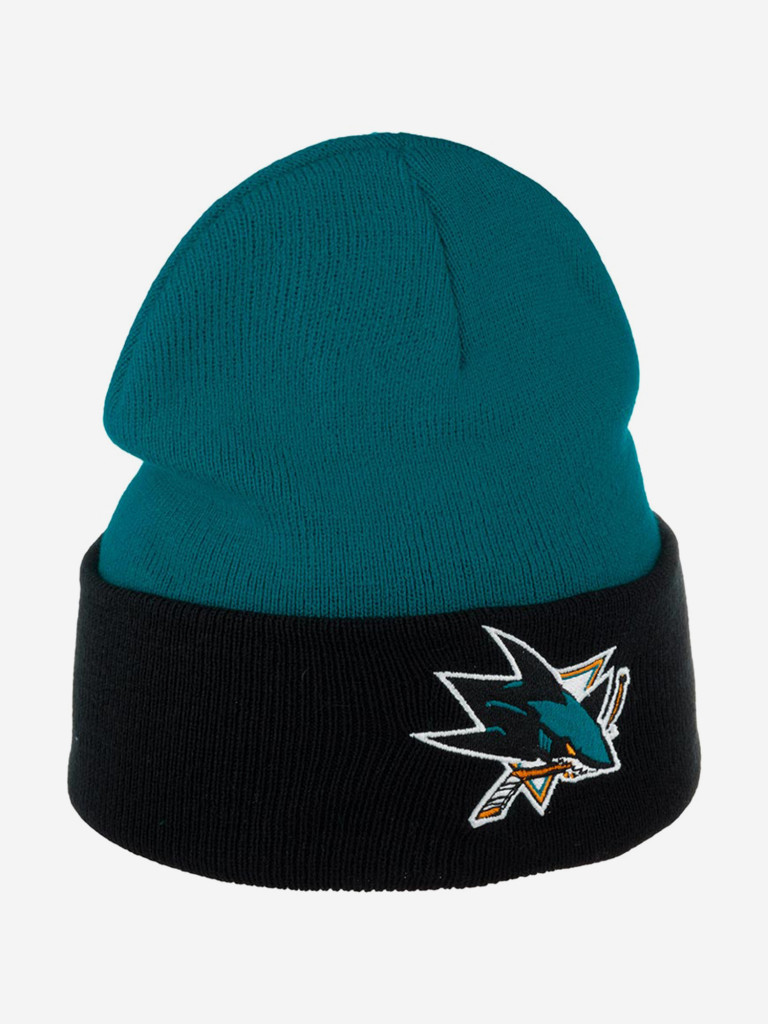Шапка с отворотом MITCHELL NESS MN-NHL-EU174-SANSHA-TEA San Jose Sharks NHL