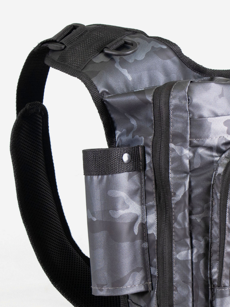 Сумка рыболовная Yaman Fishing Shoulder Bag, 40х43х10 см, цвет серый камуфляж.