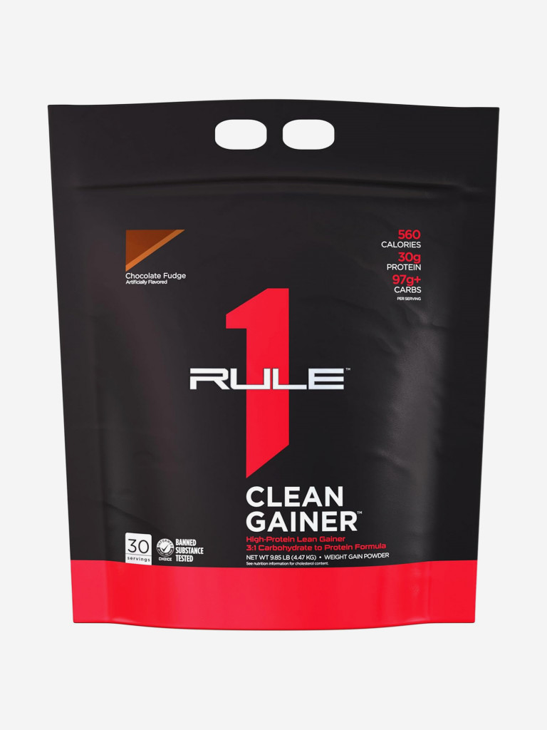 Гeйнeр Rule 1 Clean Gainer, 4470 г, Шоколадная помадка